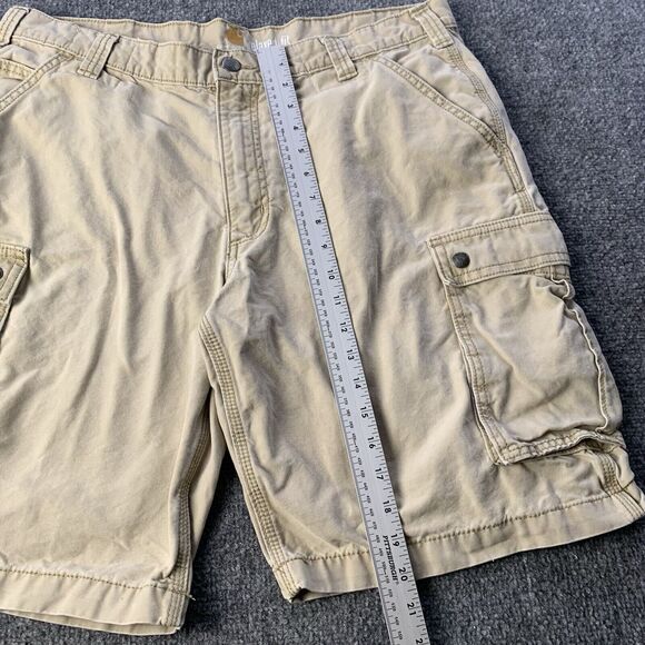 Carhartt Cargo Shorts Mens 38 Relaxed Fit Utility Brown 10” Inseam - Picture 4 of 14